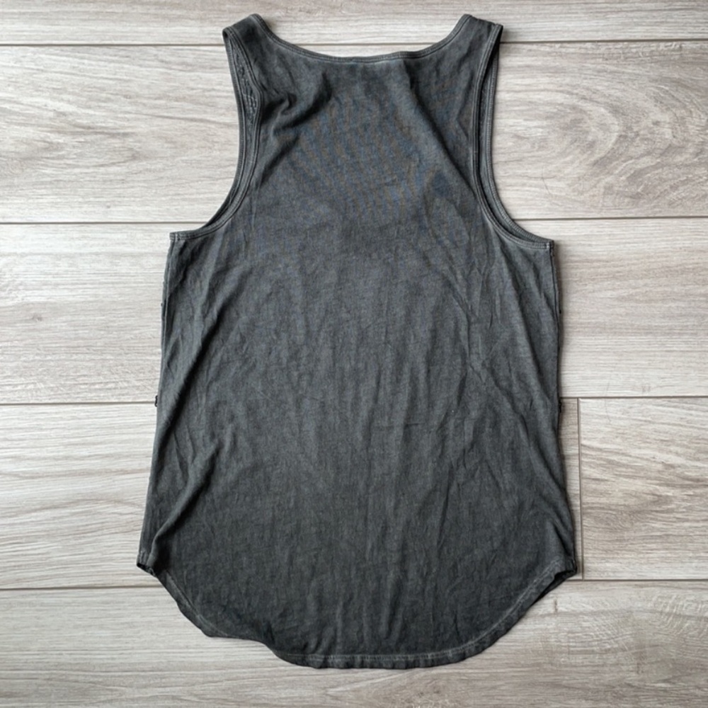 Express Gray Sequence Tank Top - Picture 2 of 5